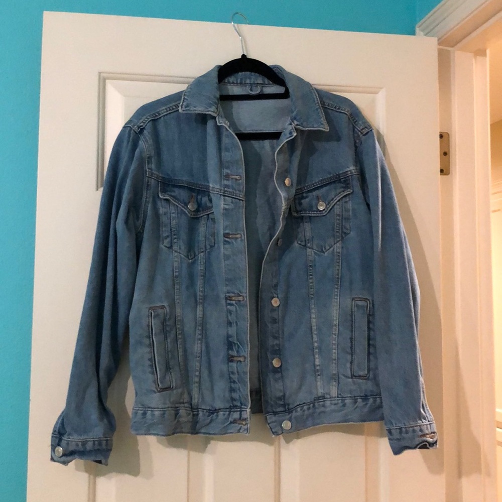 Top shop oversized demin jacket